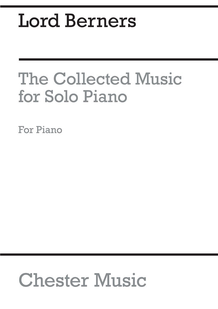 The Collected Music For Solo Piano